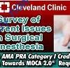 Cleveland Clinic Survey Of Current Issues In Surgical Anesthesia 2024 (Videos)
