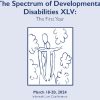 Johns Hopkins The Spectrum of Developmental Disabilities XLV The First Year 2024