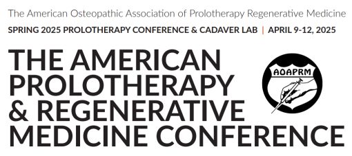 American Osteopathic Association of Prolotherapy Regenerative Medicine Spring Conference 2025