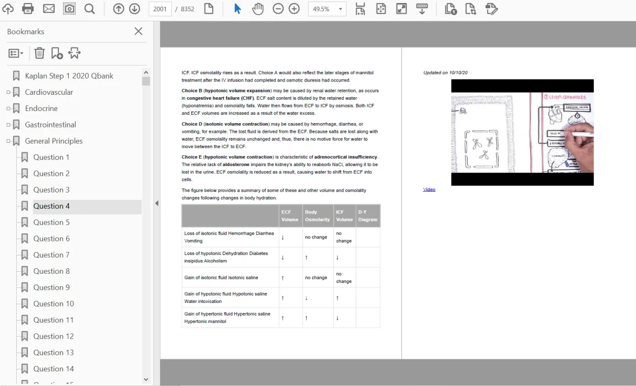 Kaplan USMLE Step 1 Qbank 2021 – Organ-wise version (PDF)