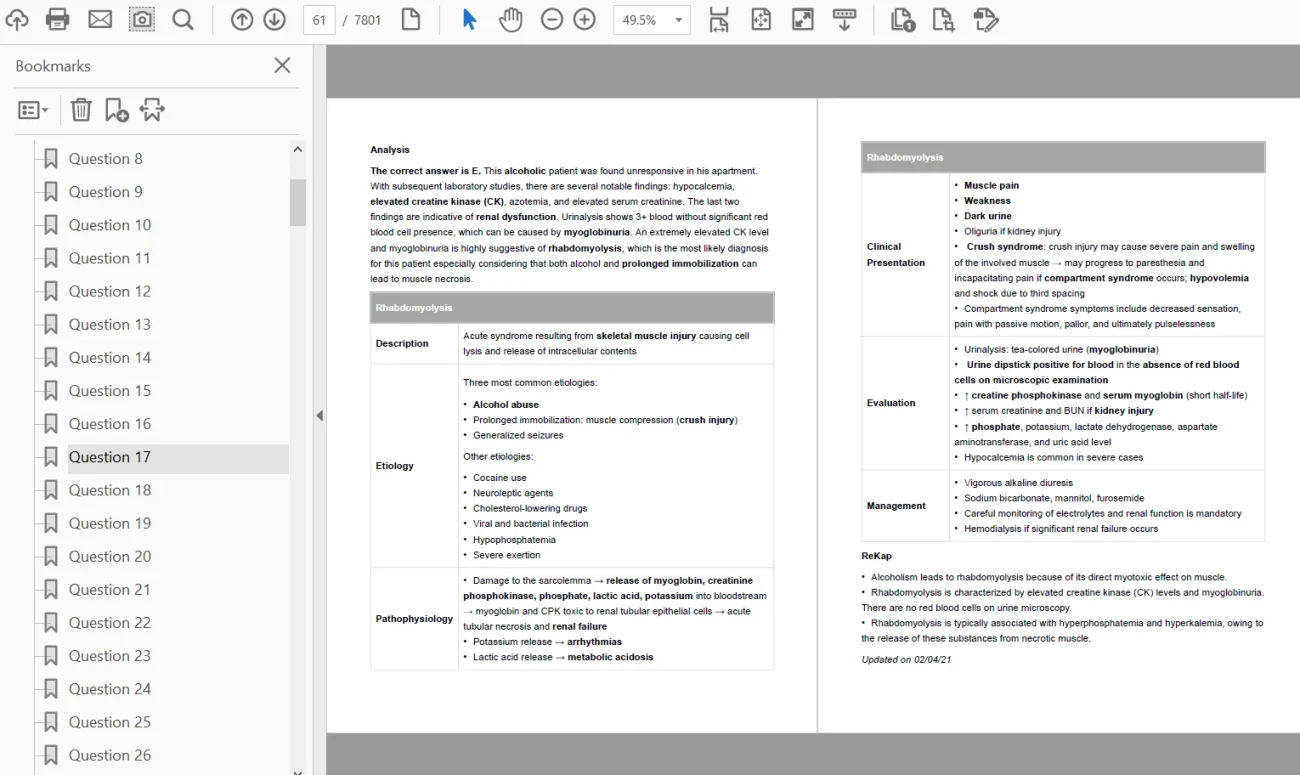 Kaplan USMLE Step 2 Qbank 2021 – Specialty-wise version (PDF)