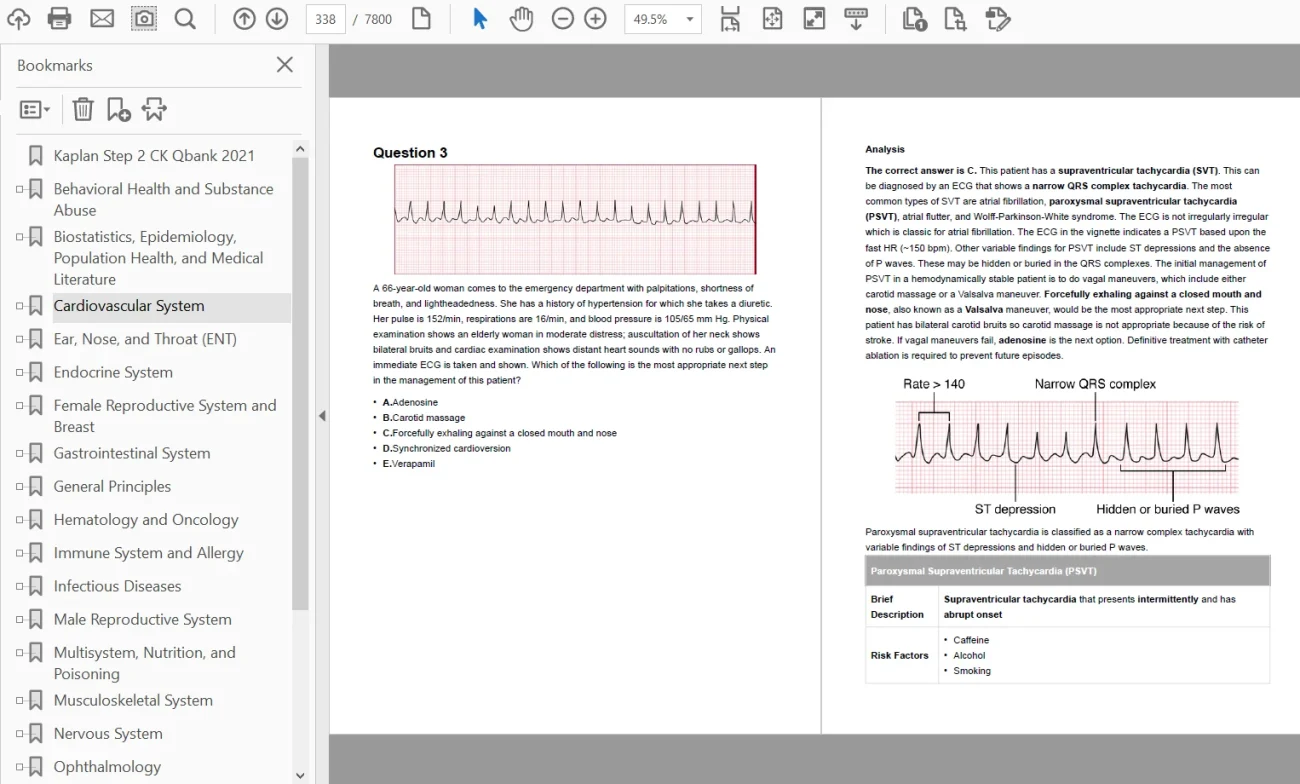 Kaplan USMLE Step 2 Qbank 2021 – SubSpecialty-wise version (PDF)