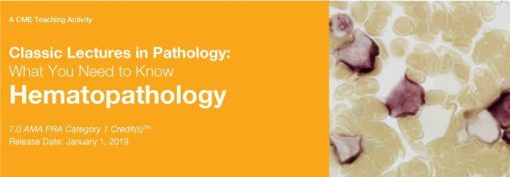 Classic Lectures in Pathology: What You Need to Know: Hematopathology 2019