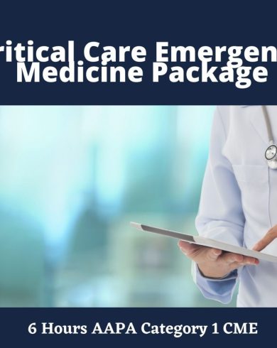 Critical Care Emergency Medicine Package