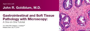 DocmedED 2019 Expert Series with John R. Goldblum, M.D. Gastrointestinal and Soft Tissue Pathology with Microscopy A One-on-One Tutorial