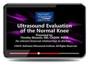 Ultrasound Evaluation of the Normal Knee