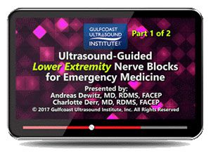 Ultrasound-Guided Lower Extremity Nerve Blocks for Emergency Medicine