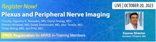 ARRS 2023 Symposium Plexus And Peripheral Nerve Imaging (MRI/US) (Videos)