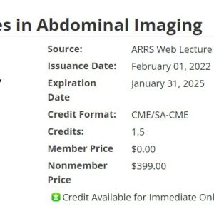 ARRS Pitfalls in GI Imaging 2022