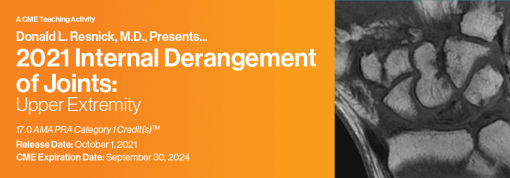 DocmedED 2021 Internal Derangement of Joints Upper Extremity