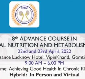 Society of Renal Nutrition and Metabolism 8th Advance course in Renal Nutrition and Metabolism 2022