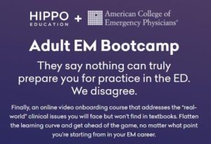 Introduction to Adult EM Bootcamp + The Practice of Emergency Medicine (Hippo) 2020 (CME VIDEOS)