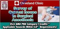 Cleveland Clinic Survey Of Current Issues In Surgical Anesthesia 2024 (Videos)