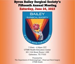 15th Annual Byron Bailey Surgical Society Meeting 2023