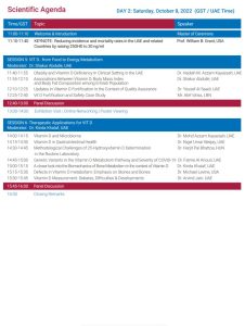 MENA Conference 9th Abu Dhabi Annual International Conference on Vitamin D Deficiency and Human Health 2022