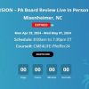 PANCE/PANRE PRECISION – PA Board Review Live Webinar – Misenheimer April 2024 (Videos + Audios + Slides)