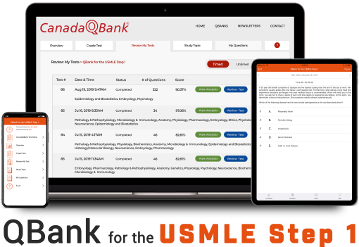 CanadaQbank USMLE Step 1 2022 Flashcards (PDF)