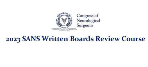 2023 SANS Written Boards Review Course for neurological surgeons