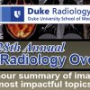 28th Annual Duke Radiology Overview 2019