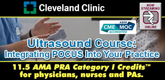 Cleveland Clinic Ultrasound Course Integrating POCUS Into Your Practice 2024