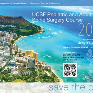 UCSF Pediatric and Adult Spine Surgery Course 2024