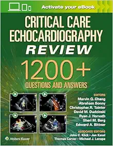 Critical Care Echocardiography Review: 1200+ Questions and Answers (Videos only)