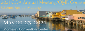 California Orthopaedic Association Annual Meeting 2021