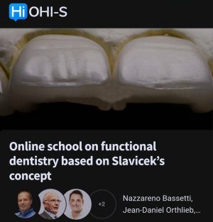 Online School on Functional Dentistry Based on Slavicek’s Concept