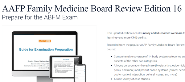 AAFP Family Medicine Board Review Edition 16 2024