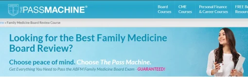 The PassMachine Family Medicine Board Review 2024 (v12.1) Videos +Qbank