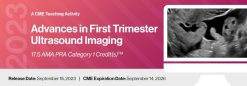 2023 Advances in First Trimester Ultrasound Imaging