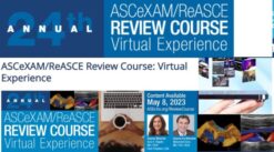 Alternative view of ASE 21st Annual ASCeXAM/ReASCE Review Course Virtual Experience 2020 