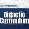 ACAAM Didatic Curriculum 2022-2023 Recordings (Videos)
