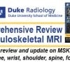 Duke Radiology A Comprehensive Review of Musculoskeletal MRI, 1st 2014