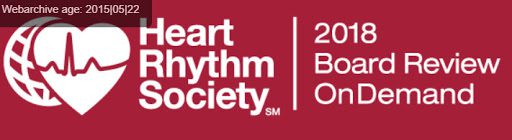 Heart Rhythm Board Review OnDemand 2018 Heart Rhythm Board Review OnDemand 2018