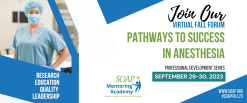 Society for Obstetric Anesthesia and Perinatology Virtual Fall Forum 2023 SOAP