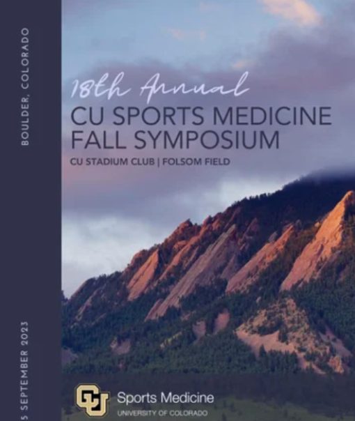 18th Annual CU Sports Medicine Fall Symposium 2023