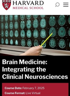 Harvard Brain Medicine: Integrating the Clinical Neurosciences 2025 (Videos with subtitles + Slides)