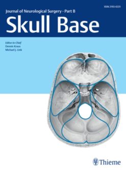 Journal of Neurological Surgery Part B: Skull Base 2024 (Videos Only)
