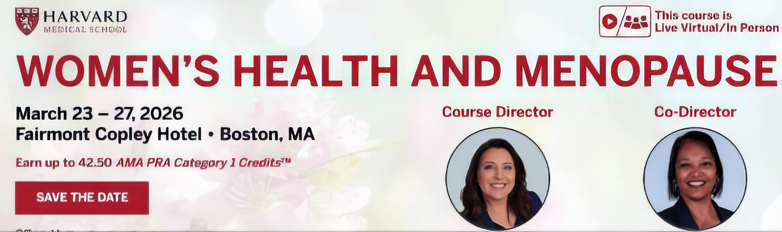 Harvard Women’s Health and Menopause 2025