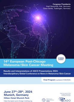 European Association of Dermato-Oncology 14th European Post-Chicago Melanoma Skin Cancer Meeting 2024