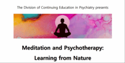 Harvard Meditation and Psychotherapy: Learning from Nature 2025