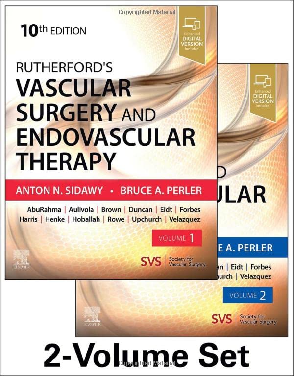 Rutherford’s Vascular Surgery and Endovascular Therapy, 2-Volume Set, 10th edition (True PDF)