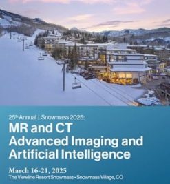 25th Annual Snowmass 2025: MR and CT Advanced Imaging and Artificial Intelligence (Videos with subtitles + Syllabus)