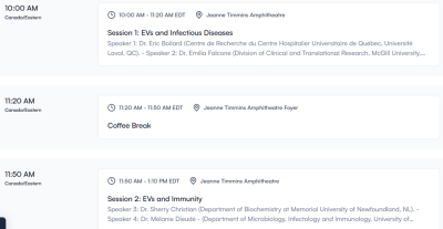 Canadian Society for Extracellular Vesicles Scientific Meeting 2025