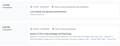 Canadian Society for Extracellular Vesicles Scientific Meeting 2025