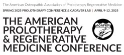 American Osteopathic Association of Prolotherapy Regenerative Medicine Spring Conference 2025