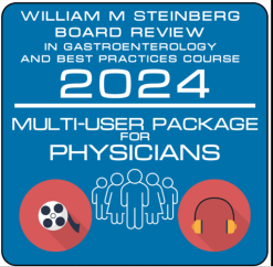 The William M. Steinberg Board Review in Gastroenterology and Best Practices Course 2025 Combo Package: Video & Audio Lectures