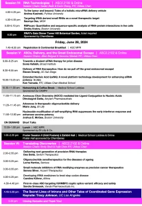 RNA Therapeutics Institute RNA Therapeutics From Concept to Clinic 2024