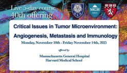 Harvard Critical Issues in Tumor Microenvironment Angiogenesis, Metastasis and Immunology 2025